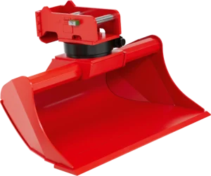 Grabenräumlöffel mit Rotator