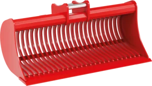 Godet crible (godet de curage de fossé)
