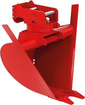 Trapezlöffel mit Rotator
